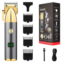 Load image into Gallery viewer, Professional Hair Clipper Wireless Rechargeable Hair Trimmer for Beard Mustache Body Under Arms Precision Hair Cutting Machine
