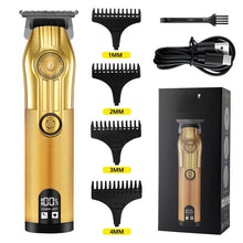Load image into Gallery viewer, Hair Clipper Rechargeable Professional Hair Clipper Men's Electric Hair Clipper Cordless Haircut Styling Men's Beard Trimmer
