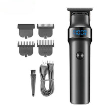 Load image into Gallery viewer, Hair Trimmer Professional Men's Hair Trimmer Rechargeable Household LED Digital Display Cordless Electric Hair Trimmer
