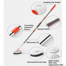 Load image into Gallery viewer, Multifunction Household Cleaning Brush Extended Mop 180° Rotatable Adjustable Floor Bathroom Toilet Cleaning Ceiling Dusting
