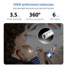 Load image into Gallery viewer, Wireless Smart Visual Ear Pick Removal Ear Wax Cleaner Spoon 3.5mm 500W HD Camera Otoscope LED Light Cleaning Kit Health Care
