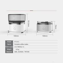 Load image into Gallery viewer, Mini Coffee Machine Hand-Pressed Coffee Maker Coffee Brewer Grinder Automatic Hand Drip Coffee Maker Coffeeware
