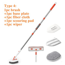 Load image into Gallery viewer, Multifunction Household Cleaning Brush Extended Mop 180° Rotatable Adjustable Floor Bathroom Toilet Cleaning Ceiling Dusting
