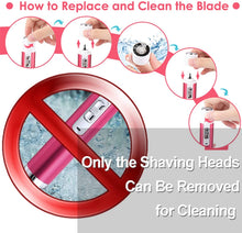Load image into Gallery viewer, 5 in 1 Electric Hair Remover Rechargeable Lady Shaver Nose Hair Trimmer Eyebrow Shaper Leg Armpit Bikini Trimmer Women Epilator
