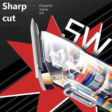 Load image into Gallery viewer, Professional Hair clipper Rechargeable Hair Trimmer Electric Hair Cutting Machine Cord or Cordless Use Barber clipper
