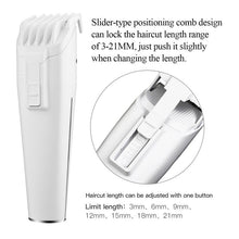 Load image into Gallery viewer, Electric Hair Clippers Low Noise Hair Cutting Shaver Coldless Adjustment Blade Haircut For Men Hair Beard Trimmer Machine
