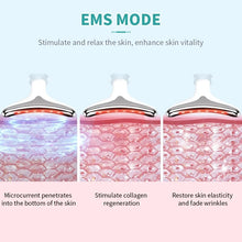 Load image into Gallery viewer, 3 Colors Led Facial Neck Massager Photon Skin Tighten Slimming Reduce Double Chin Anti Wrinkle Face Neck Lift Machine
