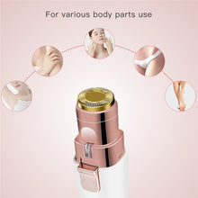 Load image into Gallery viewer, 2 In 1 Electric Eyebrow Trimmer Female Women Epilator Eye Brow Lip Hair Removal Mini Painless Face Whole Body Shaver
