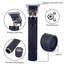 Load image into Gallery viewer, Hair trimmer Barber Haircut Rechargeable hair Clipper Cordless For Men Hair Cutting Machine Beard trimmer 0mm razor shaver
