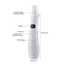 Load image into Gallery viewer, Blackhead Remover Face Nose Deep Cleaner Pore Acne Pimple Removal Vacuum Suction Facial Diamond Beauty Clean Skin Tool
