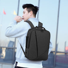 Load image into Gallery viewer, Business Men's Backpack USB Charging Personality Rucksack Man Multifunctional Waterproof Oxford Cloth Bag For Laptop
