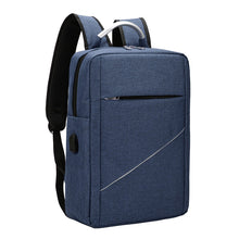Load image into Gallery viewer, Backpack For Men Luxury Waterproof Nylon Bag For Laptop USB Charging Business Solid Color Rucksack Man Simple Bagpack
