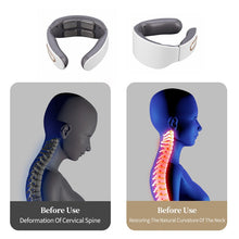 Load image into Gallery viewer, Smart Electric Neck Massager Wireless Shoulder Body Massager 6 Modes Magnetic Treatment Pulse Pain Relief Health Care Tool Machine
