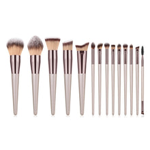 Load image into Gallery viewer, 14pcs Fashionable Brushes Contour Blush Makeup Professional Foundation Eyeshadow Eyebrow Powder Make Up Brush Cosmetic Tools
