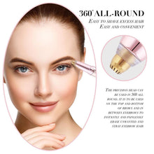 Load image into Gallery viewer, Women Electric Eyebrow Trimmer Mini Painless Eye Brow Epilator Lipstick Brows Hair Remover Razor Facial Hair Remover
