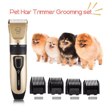 Load image into Gallery viewer, Professional Pet Dog Hair Trimmer Animal Grooming Clippers Cat Cutter Machine Shaver Electric Scissor Pets Nail Clipper Set
