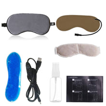 Load image into Gallery viewer, USB Steam Sleeping Eye Mask Shading Mask For Sleep Soft Adjustable Temperature Control Electric Heated Eye Mask to Relieve Eye

