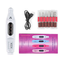Load image into Gallery viewer, Electric Nail Drill Machine 20000RPM Professional Nail File Kit Cordless Milling Cutter Pedicure Manicure Tool Nail Salon
