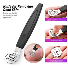 Load image into Gallery viewer, 20 in 1 Professional Pedicure Tools Set, Foot Care Scrubber Pedicure Kit Stainless Steel Foot Rasp Foot Dead Skin Remover Callus
