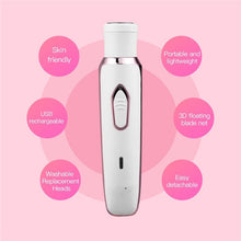 Load image into Gallery viewer, 4 in 1 Electric Women Epilator Bikini Body Armpit Electric USB Rechargeable Hair Removal Trimmer Quick Safe Hair Removal Shaver
