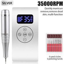 Load image into Gallery viewer, New Rechargeable Electric Cordless Nail Drill Machine 35,000 RPM &amp; UV Gel Nail Dryer Lamp Salon Expert Nail Art Manicure Tools
