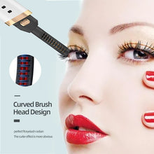 Load image into Gallery viewer, Electric Heated Eyelash Curler Portable Pen 40s Quick Heating USB Rechargeable Long Lasting Natural Eyelash Curler Makeup Tools
