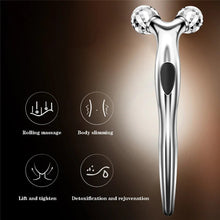 Load image into Gallery viewer, 3D Face lift Roller Massager Massage Instrument 360 Rotate Roller Massager Y Shape For Face Lifting Wrinkle Remover
