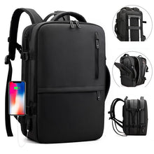 Load image into Gallery viewer, Man's Business Backpack High-Quality Nylon Notebook Backbag USB Charging Luxury Summer Large-capacity Personality Urban Mens Bag

