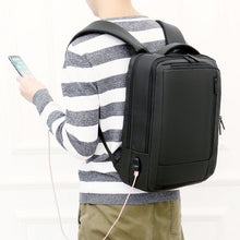 Load image into Gallery viewer, Men's Backpack New Multifunctional Business Notebook Bagpack USB Charging Waterproof Notebook Bag For Laptop 15 6
