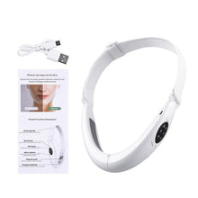 Load image into Gallery viewer, V-Line Lift Up Belt Chin Lift Belt Machine Red Light Blue Light LED Face Slimming Vibration Face Lifting Massager For Face
