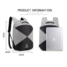 Load image into Gallery viewer, Mens Backpack Large Capacity USB Charging Bag Multifunctional Waterproof Casual Rucksack Male For Laptop 15.6 Inch
