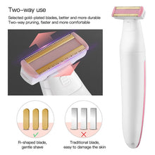 Load image into Gallery viewer, Waterproof Electric Women Epilator Hair Removal Face Bikini Legs Depilatory Trimmer Razors Lady Shaver Cordless Haircut Machine

