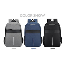 Load image into Gallery viewer, Backpack For Men Multifunctional Waterproof Oxford Cloth Urban Bag For Laptop 13.3 Inch USB Charging Luxury Gray Rucksack Men
