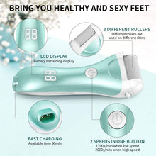 Load image into Gallery viewer, Charged Electric Foot File for Heels Grinding Pedicure Tools Professional Foot Care Tool Dead Hard Skin Callus Remover
