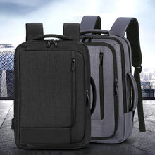 Load image into Gallery viewer, Men's Backpack Trendy Multifunctional Oxford Cloth Laptop Backpack USB Rechargeable Waterproof Business Bag For Man
