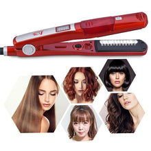 Load image into Gallery viewer, 2 In 1 Steam Straightenerfour-Gear Temperature Adjustment Curling Iron Flat Iron Curling Iron Hair Curler for Women Hair
