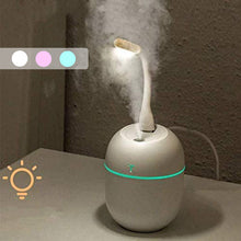 Load image into Gallery viewer, 220ML Ultrasonic Mini Air Humidifier Aroma Essential Oil Diffuser USB Rechargeable Mist Maker Purifier LED Night Light Car Home
