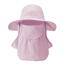 Load image into Gallery viewer, Summer Quick-drying Men Women Hat Outdoor Face Mask Wide Brim Bucket Hat Sun Protection Cap for Fishing Hunting
