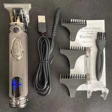 Load image into Gallery viewer, Barber Shop Oil Head 0mm Electric Hair Trimmer Professional Haircut Shaver Carving Hair Beard Machine Styling Tool
