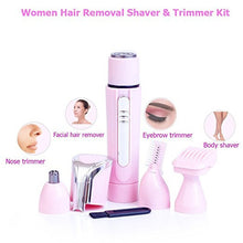 Load image into Gallery viewer, Electric Mini Facial Painless Hair Trimmer Multifunction Hair Removal Face Shaver Portable Remover Epilator Women Beauty Tool
