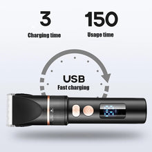 Load image into Gallery viewer, Men's Electric Hair Clipper Rechargeable Hair Cutter Stainless Steel Trimmer Head Men Hair Cutting Barber Machine LCD Display
