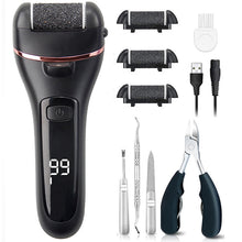 Load image into Gallery viewer, Electric Foot File For Heels Grinding Pedicure Tools Professional Foot Care Tool Kit Dead Hard Skin Callus Remover
