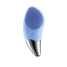 Load image into Gallery viewer, Mini Electric Facial Cleansing Brush Sonic Face Cleaner Deep Pore Cleaning Skin Massager Face Cleansing Brush Device
