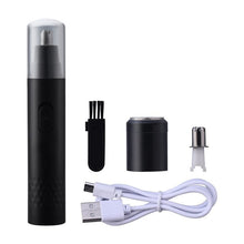 Load image into Gallery viewer, 2 In 1 Portable Men Nose Hair Trimmer Rechargeable Electric Removal Clipper Razor Shaver Trimmer Woman Epilator Washable
