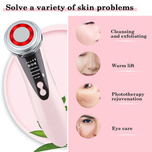 Load image into Gallery viewer, 4 In 1 LED Face Massager Skin Rejuvenation EMS Facial Lifting Wrinkle Removal Skin Tightening Hot Cool Beauty Device
