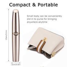 Load image into Gallery viewer, USB NEW Charger Design Eyebrow Trimmer for Women Electrical Eyebrow Hair Remover Eyebrow Razor Portable Epilator Facial Remover
