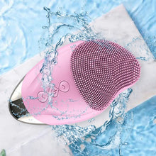 Load image into Gallery viewer, Electric Face Cleanser Silicond Face Cleansing Brush Electric Facial Cleanser Cleansing Skin Deep Washing Massage Brush
