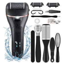 Load image into Gallery viewer, Rechargeable Electric Foot File Callus Remover Machine Pedicure Device Foot Care Tools Feet For Heels Remove Dead Skin black
