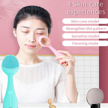 Load image into Gallery viewer, Facial Cleansing Brush Electric Sonic Face Brush For Makeup Removal,Blackhead Remove,Essence Absorption Face Massager

