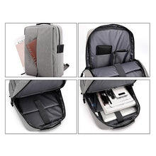 Load image into Gallery viewer, Men's Backpack Multifunctional USB Charing Bag Waterproof Nylon Rucksack Male For Laptop 15.6 Inch Business Casual Bagpack
